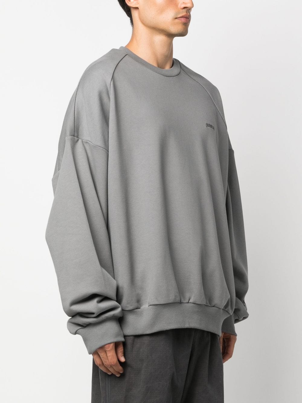 GREY SWEATER LOGO