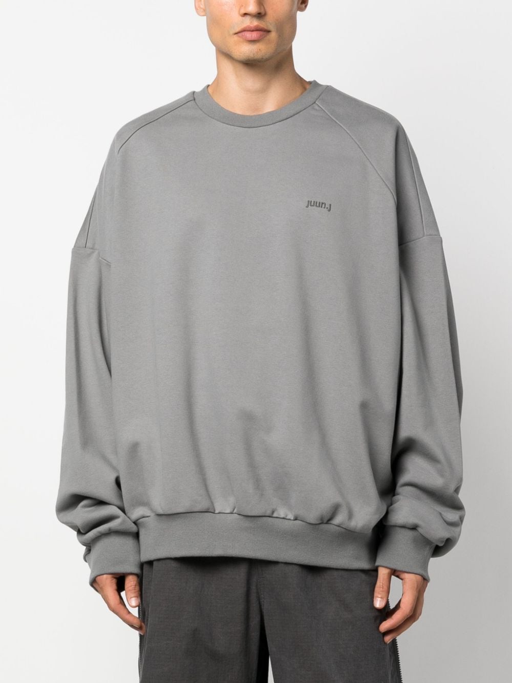 GREY SWEATER LOGO