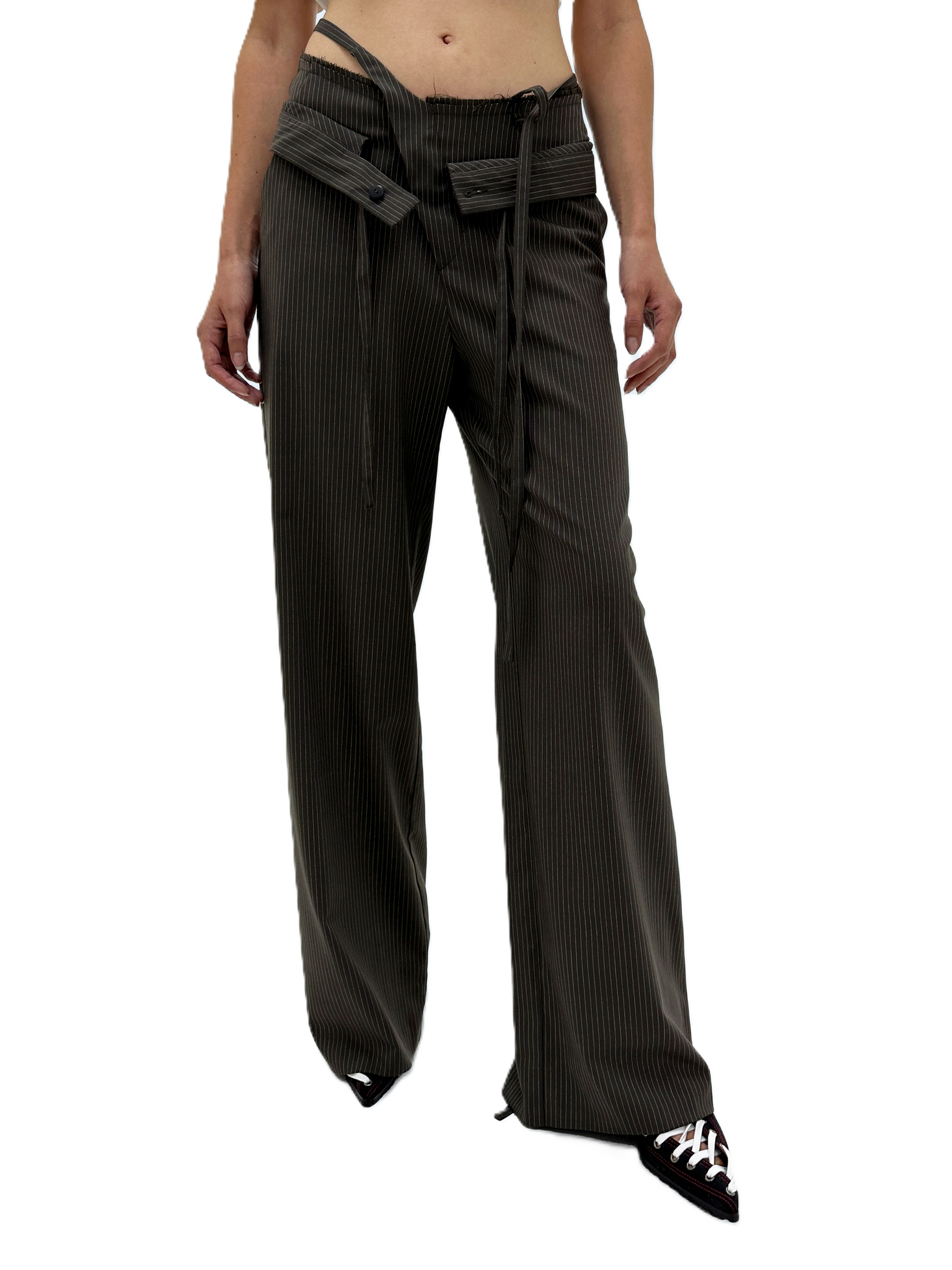 Double Fold Suit Pants