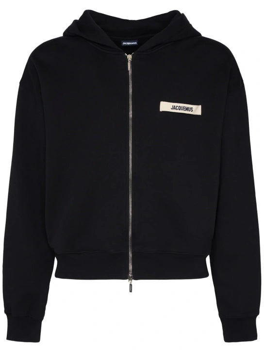 LE HOODIE ZIP GROS GRAIN