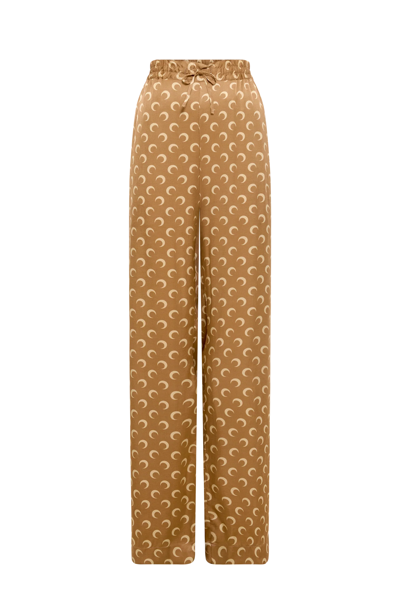 MOON PRINTED FLOU DRAWSTRING TROUSERS