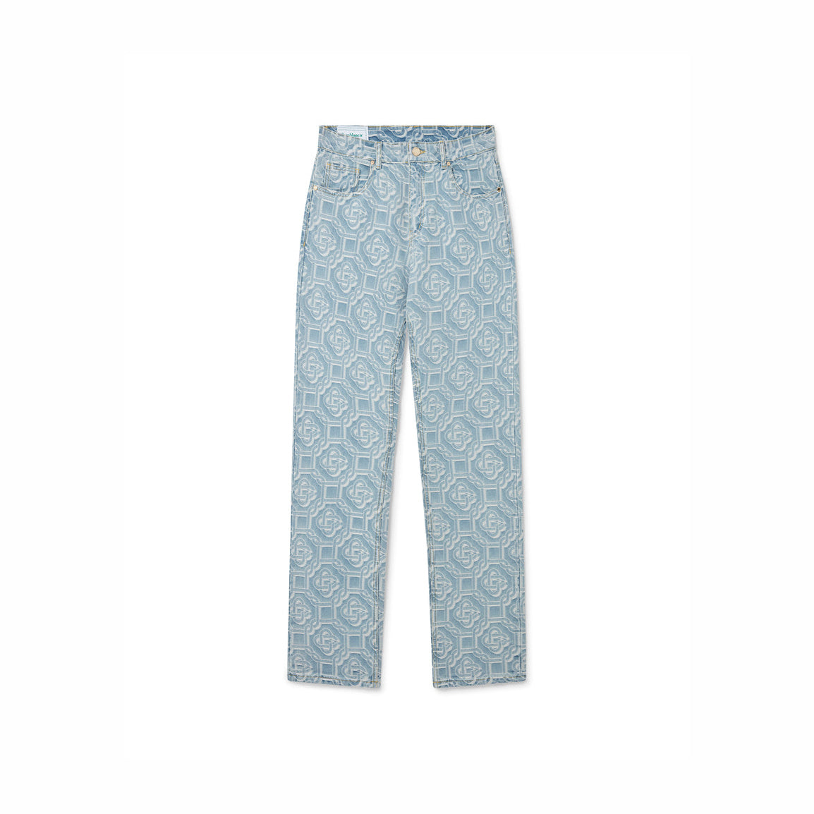 CASABLANCA MONOGRAM JACQUARD JEANS