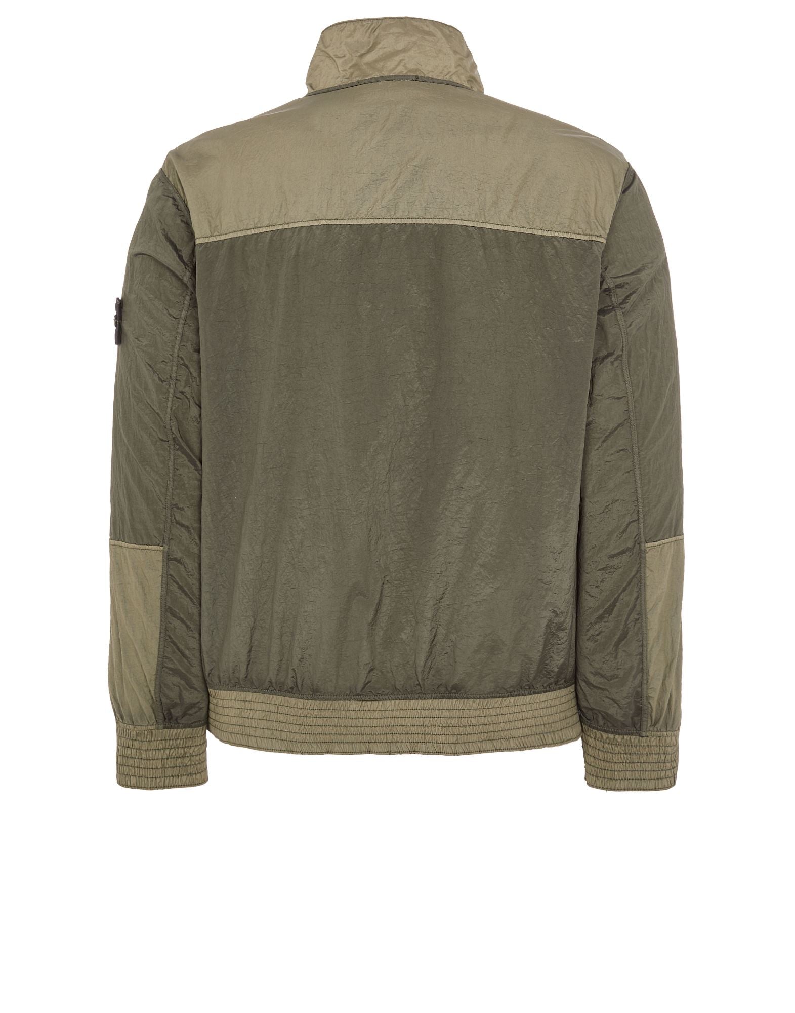 NYLON METAL TRACK JACKET GREEN