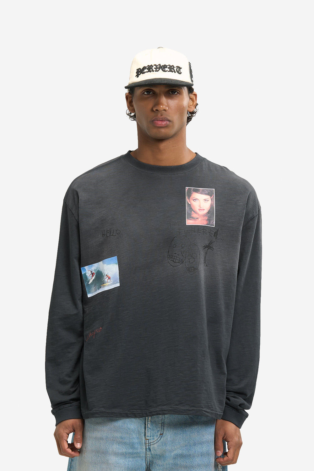 Zhyro Surf Girl Longsleeve - Washed Black