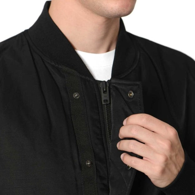 Y-3 BLACK BOMBER JACKET