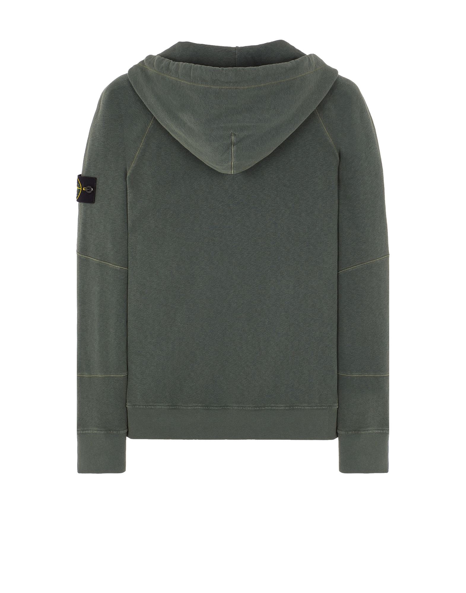 ZIP UP OLD GREEN