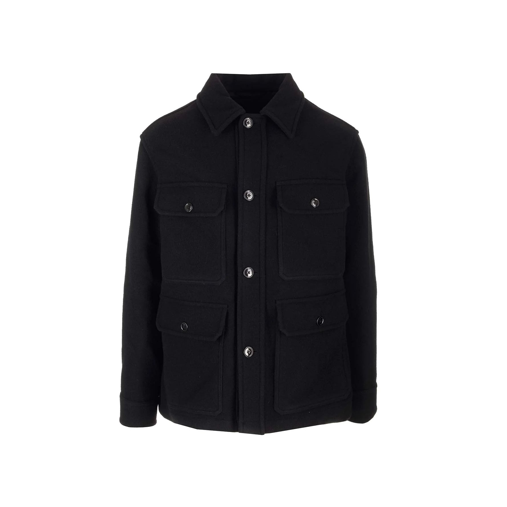 LEMAIRE HUNTING JACKET BLACK